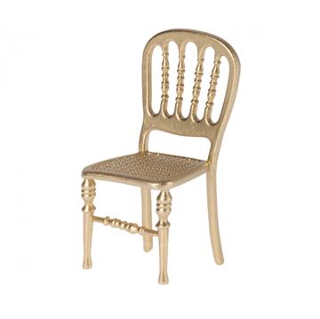 Guld farvet stol fra Maileg 