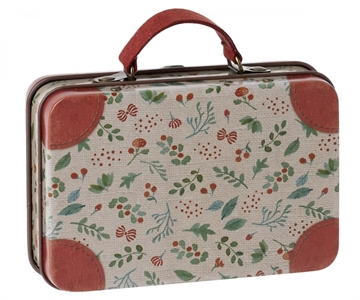 Sød kuffert kan lukkes og har et flot vintage design