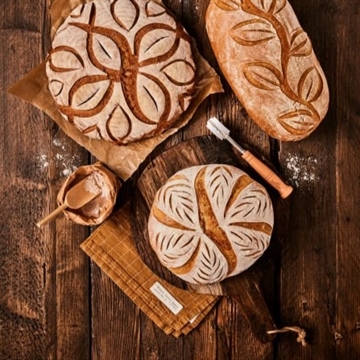 De smukke mønstre sikrer at brødet hæver som det skal