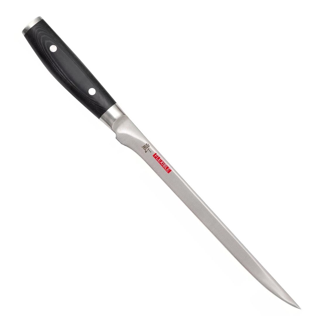 boks Ugle tyve Fleksibel filetkniv til fisk og kød - Japansk design.