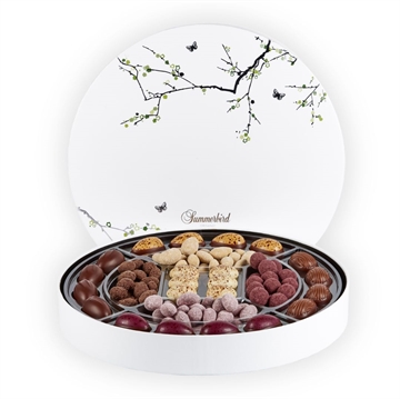 Gaveæsken er fyldt med Summerbirds favorit påskevarianter - 625g luksus chokolade