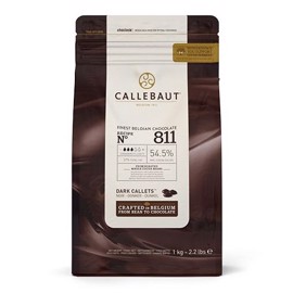 Callebaut - Mørk Chokolade, 54,5%. 1 kg
