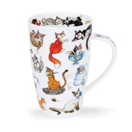 Fine Bone China krus med katte