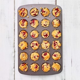 Non-stick muffinform til 24 stk mini muffins