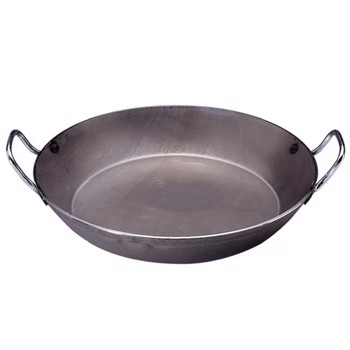 Paellapande - Stegepande med 2 håndtag Carbone Plus fra de Buyer,  Ø 24 cm