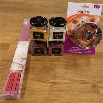 Donut kit med udstikker, målepinde og pynt