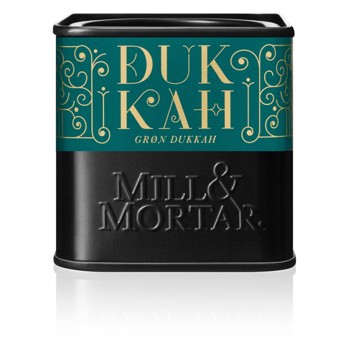 Grøn dukkah med mandel, pistacie og fennikel. 75 g