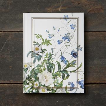 Notesbog fra Jim Lyngvilds kollektion "Blue Flower Garden"