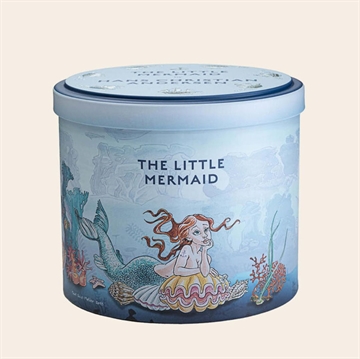 Kunstdåse med motiv af H.C. Andersens "Den Lille Havfrue". Indeholder 300g flødekarameller