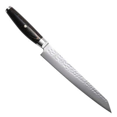 Stor kødkniv i rustfrit stål og samurai stil 