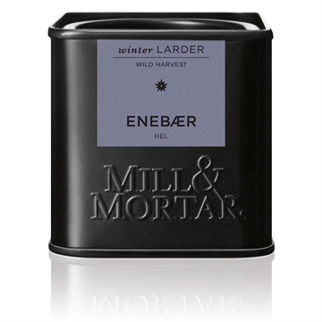 Mill & Mortar dåse med økologiske enebær, 35 g