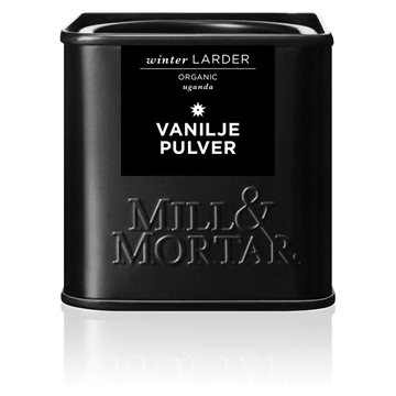 Mill & Mortar økologisk vaniljepulver, 15g